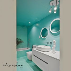 نمونه هایی از زیباترین و مدرن ترین سرویس بهداشتی لوکس و نحوه طراحی آن8
