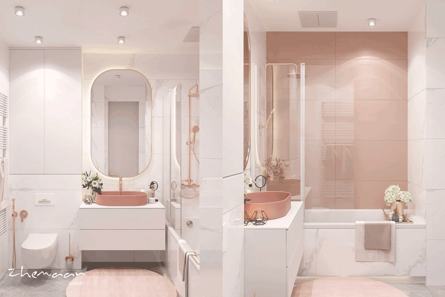 6 ایده فوق العاده برای انتخاب رنگ در طراحی حمام