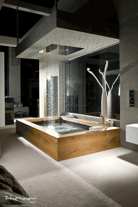 30 ایده طلایی برای طراحی حمام لاکچری (1)