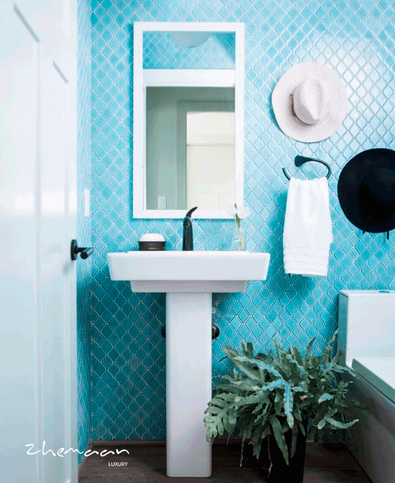 6 ایده فوق العاده برای انتخاب رنگ در طراحی حمام