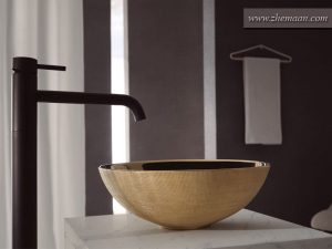 ست روشویی طلایی