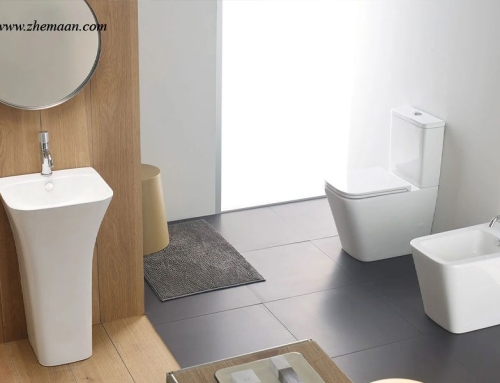 توالت فرنگی جدید و شیک برای سرویس های بهداشتی مدرن